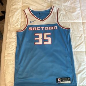 Kings #35 Marvin Bagley III City Edition Jersey – Blue